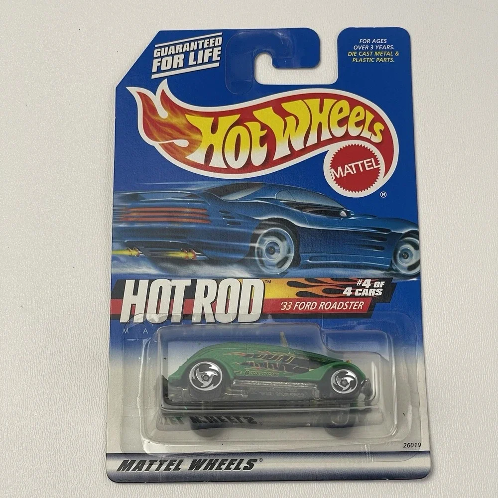 Hot Wheels 33 Ford Roadster Hot Rod Magazine 4 of 4 Green Mattel Wheels